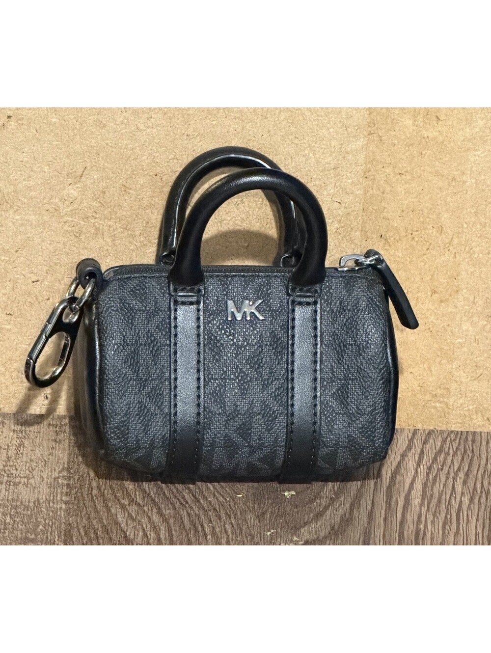 Womens Michael Kors Micro Duffel Black